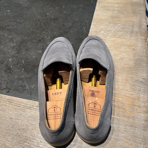 Jack Erwin Gray Suede Loafers Size 11.5